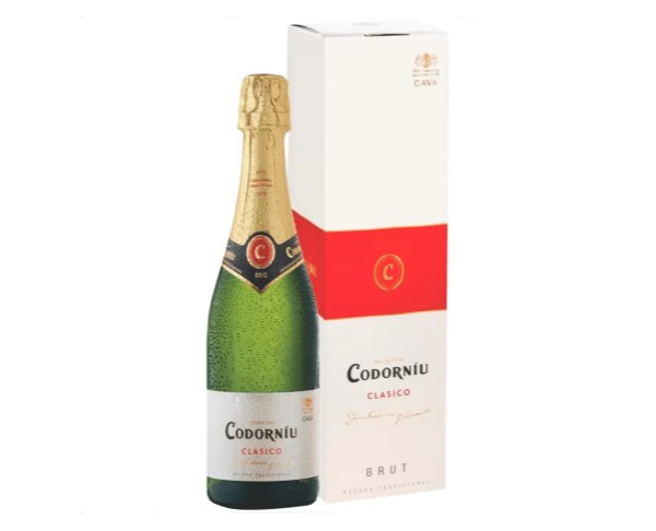 Вино игристое КОДОРНЬЮ Кава Классико Брют 750мл п/у + бокал / интернет-магазин напитков Лоза в Улан-Удэ
