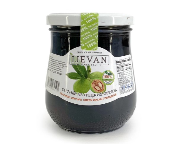 Варенье ИДЖЕВАН Из грецких орехов 600г / интернет-магазин напитков Лоза в Улан-Удэ