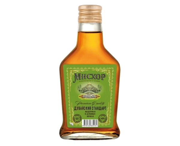 Коньяк России МИСХОР Дубайский Стандарт четырехлетний 40% 100мл / интернет-магазин напитков Лоза в Улан-Удэ