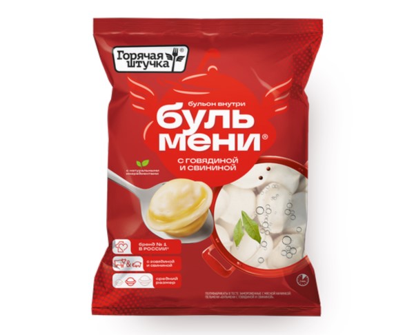 Бульмени ГОРЯЧАЯ ШТУЧКА Говядина свинина 700г / интернет-магазин напитков Лоза в Улан-Удэ