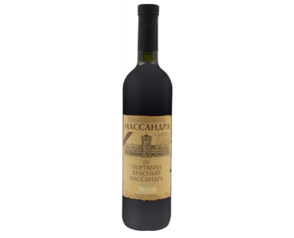 Вино ликерное портвейн России МАССАНДРА красный сладкий 18,5% 750мл / интернет-магазин напитков Лоза в Улан-Удэ