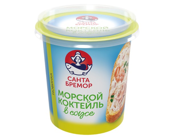 Паста САНТА БРЕМОР Морской коктейль в соусе 150г / интернет-магазин напитков Лоза в Улан-Удэ