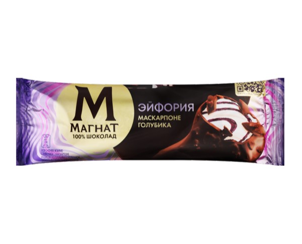 Мороженое ИНМАРКО МАГНАТ Эйфория маскарпоне голубика 65г БЗМЖ / интернет-магазин напитков Лоза в Улан-Удэ