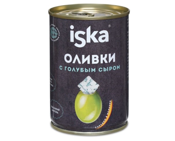 Оливки ИСКА 300мл с гол сыром ж/б / интернет-магазин напитков Лоза в Улан-Удэ