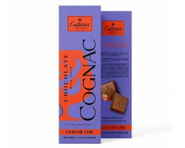 Конфеты Кутюрье с нач Коньяк 105г / интернет-магазин напитков Лоза в Улан-Удэ