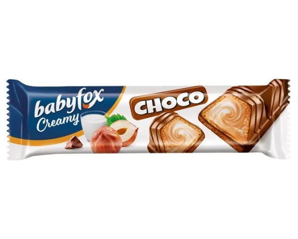 Батончик Babyfox вафельный Creamy Choco 23г / интернет-магазин напитков Лоза в Улан-Удэ