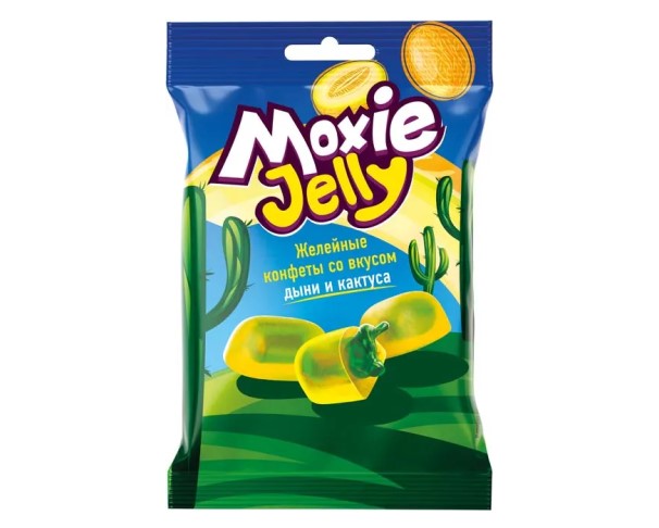 Жеват конфеты КДВ Moxie jelly дыня-кактус 180г / интернет-магазин напитков Лоза в Улан-Удэ