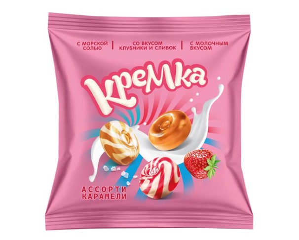 Карамель КДВ Кремка ассорти 180г / интернет-магазин напитков Лоза в Улан-Удэ