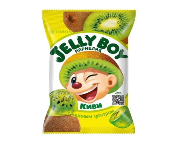 Жеват мармелад ORION Jelly Boy со вкусом киви 66г / интернет-магазин напитков Лоза в Улан-Удэ