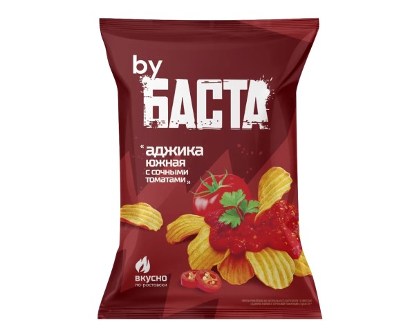 Чипсы БАСТА Аджика с томатами 120г / интернет-магазин напитков Лоза в Улан-Удэ