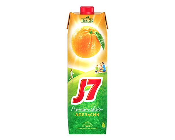 Сок J-7 Апельсин Призма 970 мл / интернет-магазин напитков Лоза в Улан-Удэ