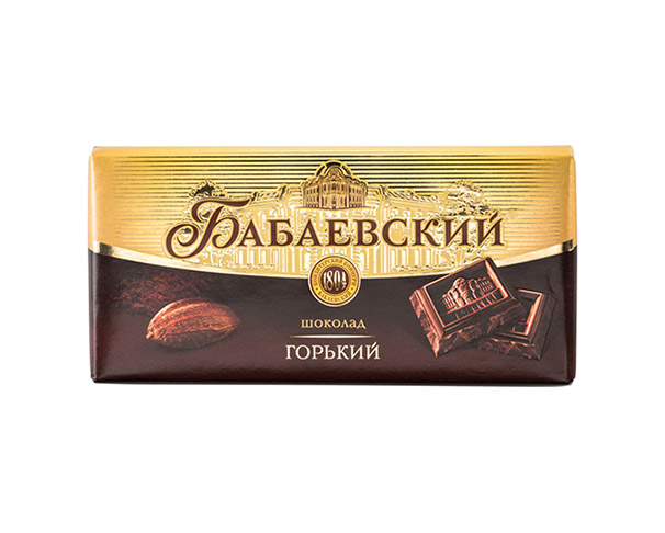 Шоколад БАБАЕВСКИЙ горький 90/100г / интернет-магазин Виноград