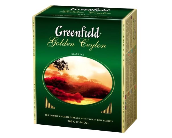 Чай GREENFIELD Golden ceylon 100*2г / интернет-магазин напитков Лоза в Улан-Удэ