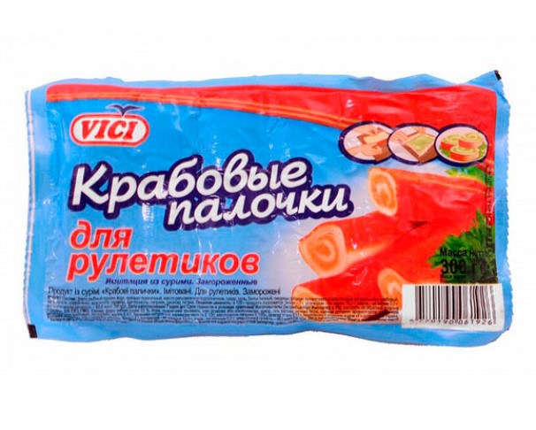 Палочки VICI для рулетиков крабовые 300г / интернет-магазин напитков Лоза в Улан-Удэ