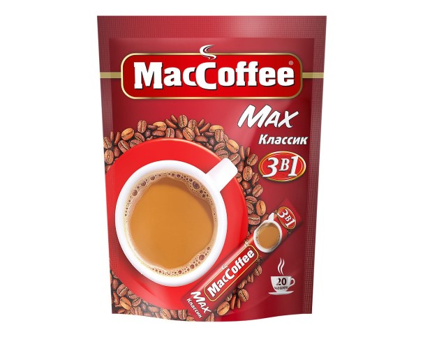 Кофе МАККОФЕ Макс Классик 3в1 16г / интернет-магазин напитков Лоза в Улан-Удэ